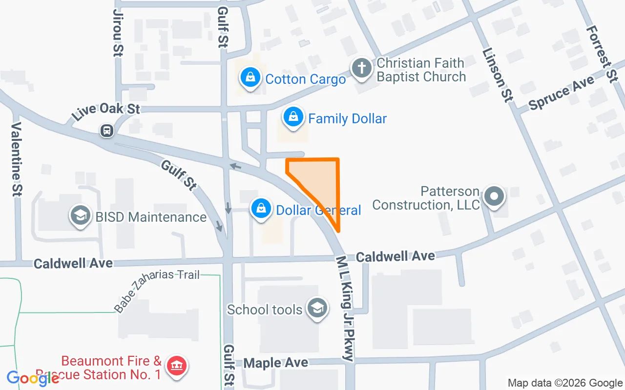 0.55 Acres in Beaumont - Jefferson County, TX in Jefferson County, Texas