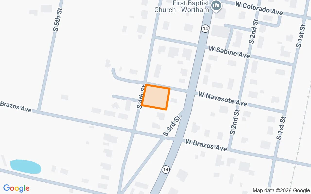 0.55 Acres in Wortham - Freestone County, TX in Freestone County, Texas