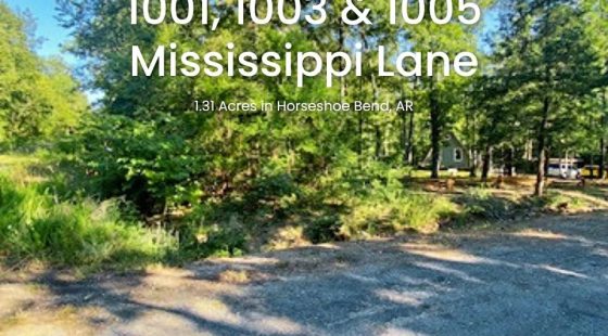 Three Lot Horseshoe Bend Package Near Crown Lake in Izard County, AR