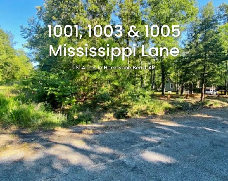Three Lot Horseshoe Bend Package Near Crown Lake in Izard County, AR