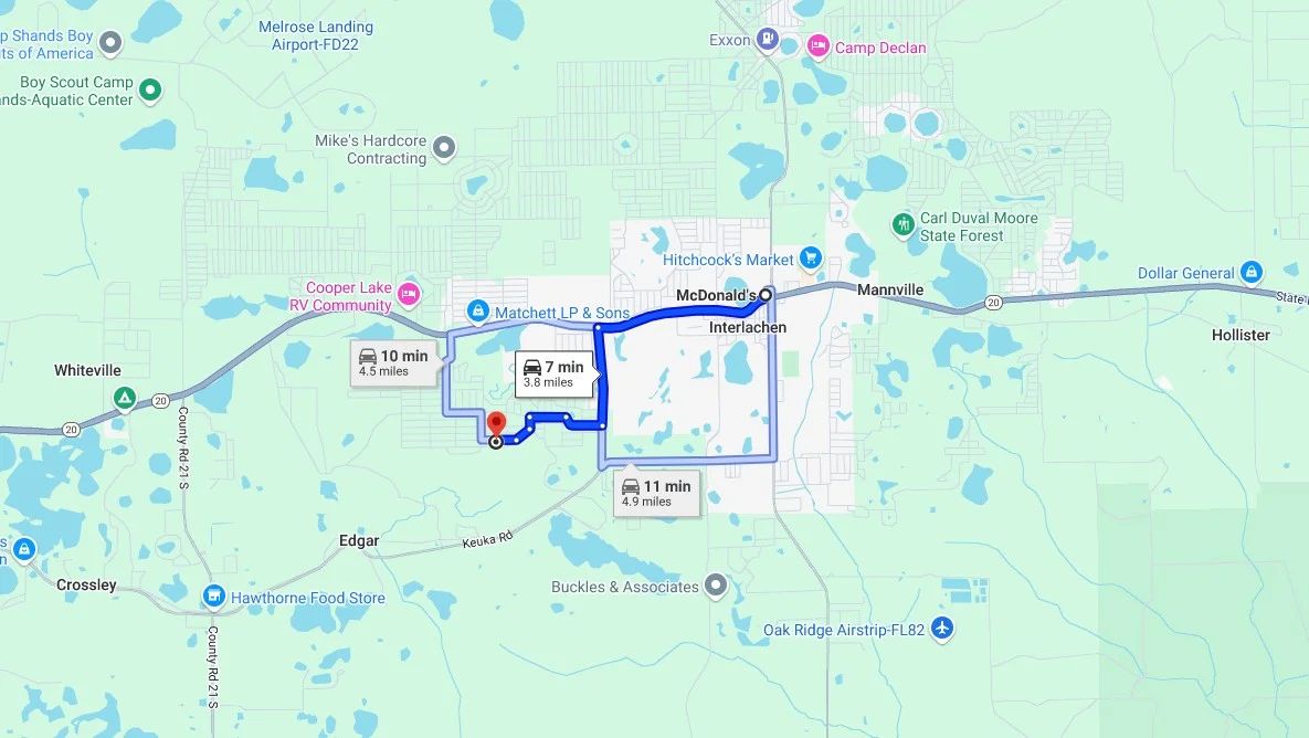 123 FLAGLER DR, INTERLACHEN, FL 32148 in Putnam County, FL