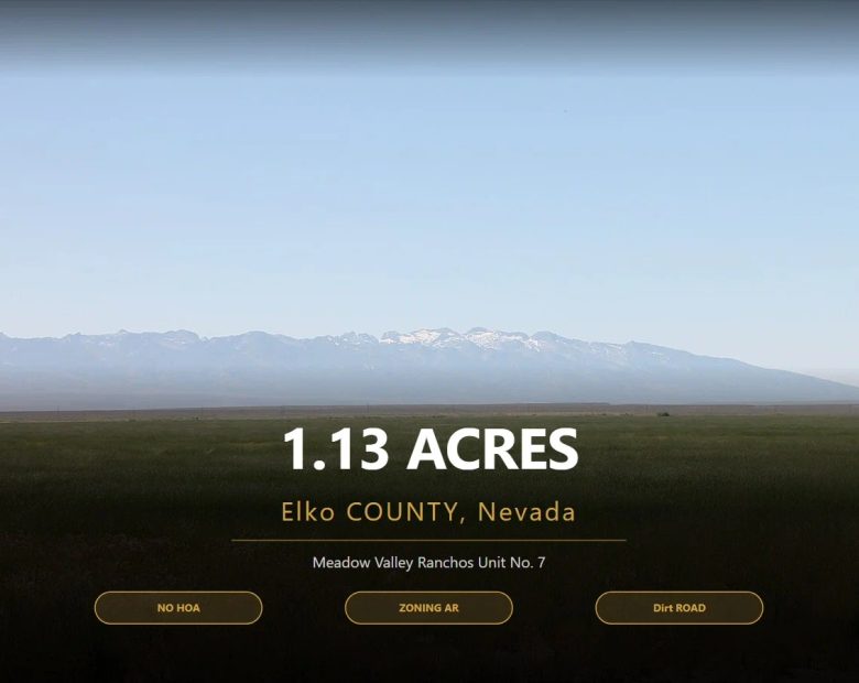 Affordable 1.13-Acre Lot in Elko, Nevada – Opportunity with Flexible Terms in Elko County, NV