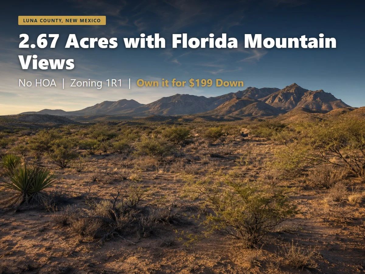 2.67 Acres in Luna County NM | Near Florida Mountains | Owner Financing in Luna County, NM