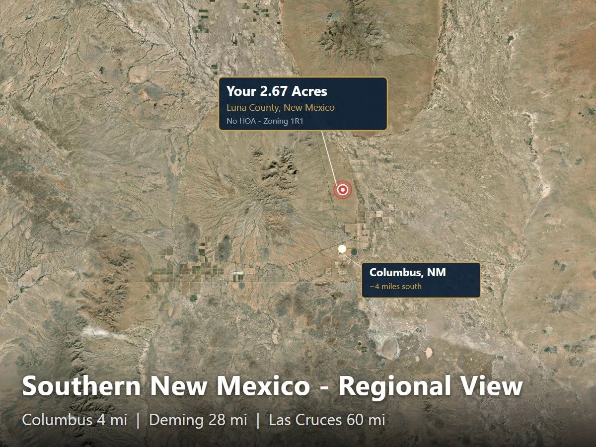 2.67 Acres in Luna County NM | Near Florida Mountains | Owner Financing in Luna County, NM