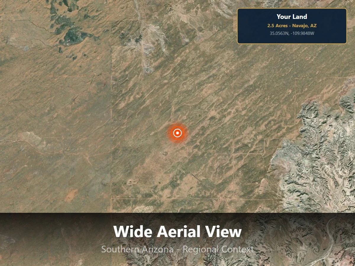 Spacious Navajo County 2.5 acres Land Near Holbrook – Ideal for RV, Cabin, or Retreat in Navajo County, AZ