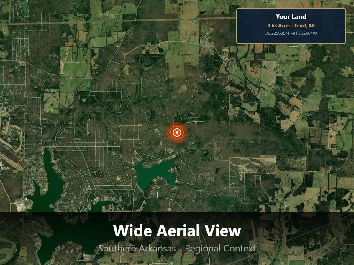 Own 0.63 Acres in Horseshoe Bend, Arkansas | Two Adjacent Lots | Owner Financing Available in Izard County, AR
